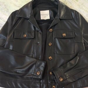 Bagatelle Ebony Button-Up Jacket